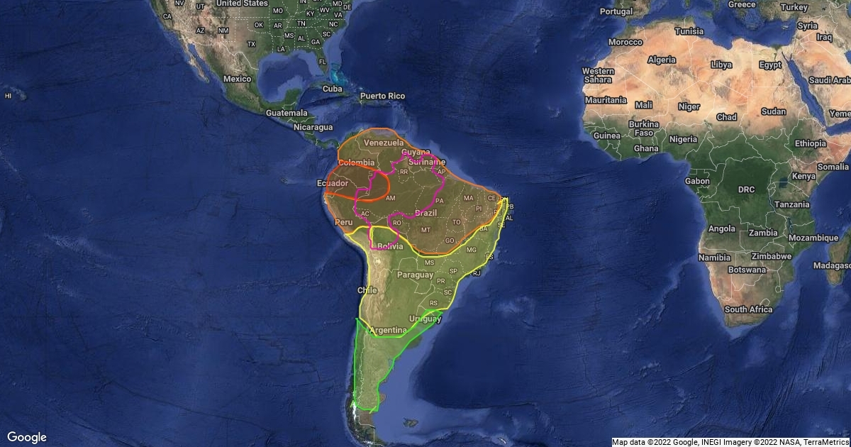 Amazon map zones Scribble Maps