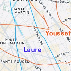 Zones de flânerie de Laure