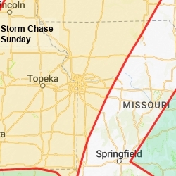 Storm Chasing Areas