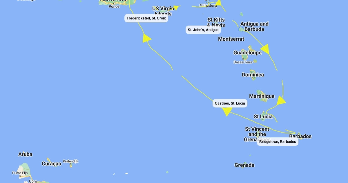 Carribean Scribble Maps
