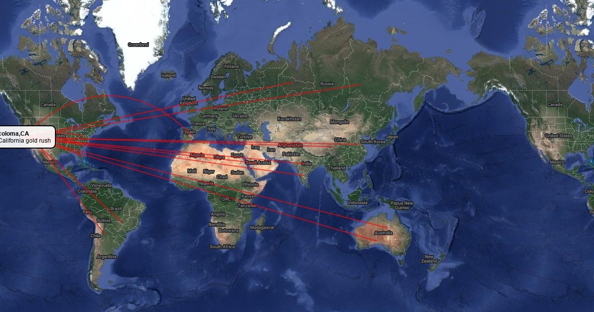 gold rush Scribble Maps