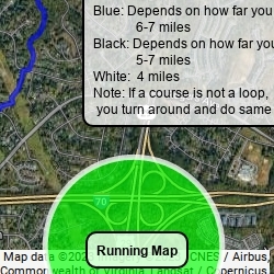 Running map