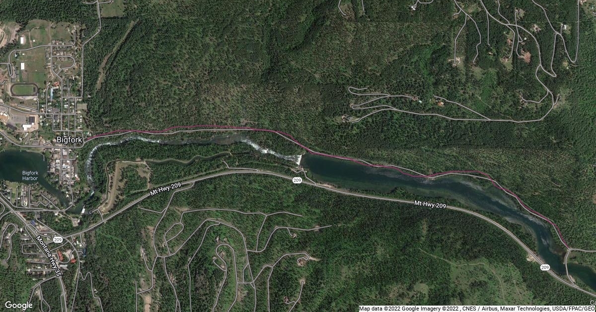 Wild Mile Trail, Bigfork, Mt. Scribble Maps