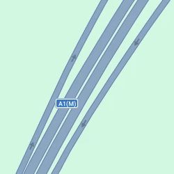 A1M NB Jct 9 Exit FC