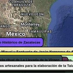 Mapa de Patrimonios de México