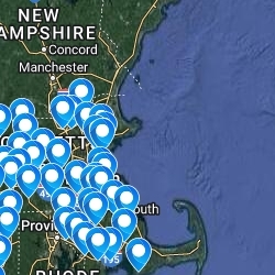 SAUGY MASSACHUSETTS AND CONNECTICUT MAP - WALMART PROPOSED 7014
