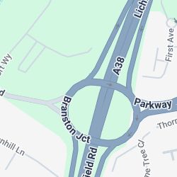 A38 NB Branston Interchange Up and Over