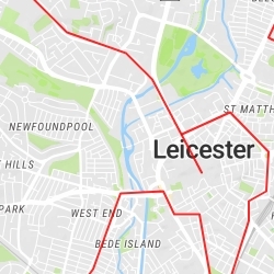 leicester map