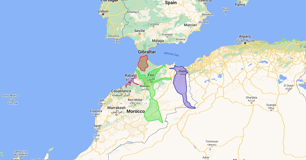 Maps Zone Nord Scribble Maps