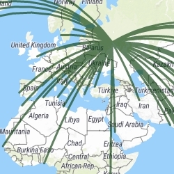 Moscow Airlines Routes