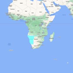 hannah's namibia map