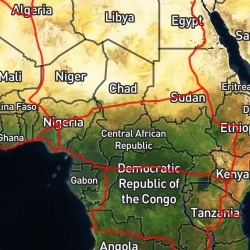 Africa Highway Map