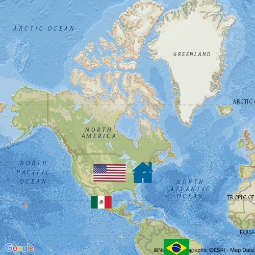Map with Country Flags (Education)