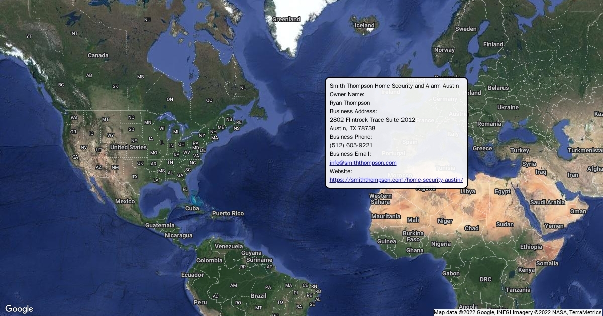 Smith Thompson Home Security and Alarm Austin Scribble Maps