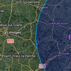 Zone de déplacement 