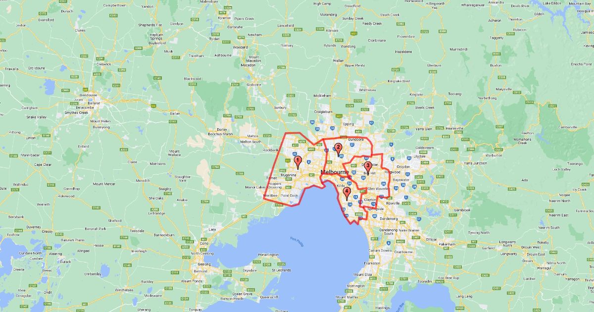 MELBOURNE MAP Scribble Maps