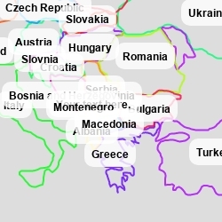 David Pena Europe map