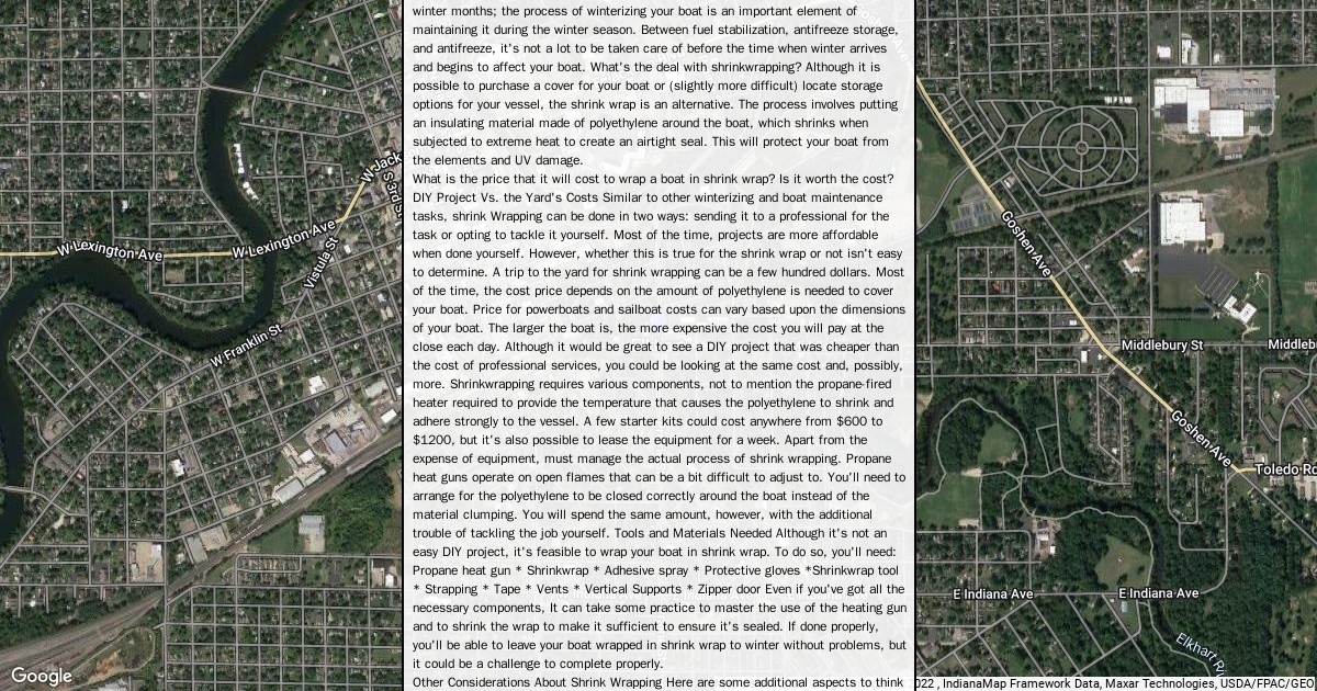 Shrink Wrapping Boats Scribble Maps