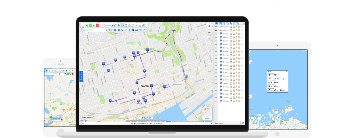 Draw On Maps And Make Them Easily